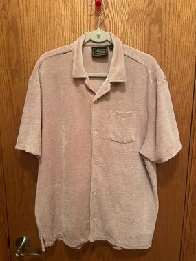 Men's Massive Luxury Edition vintage  Short-Sleeve Button Polo - Light Pink